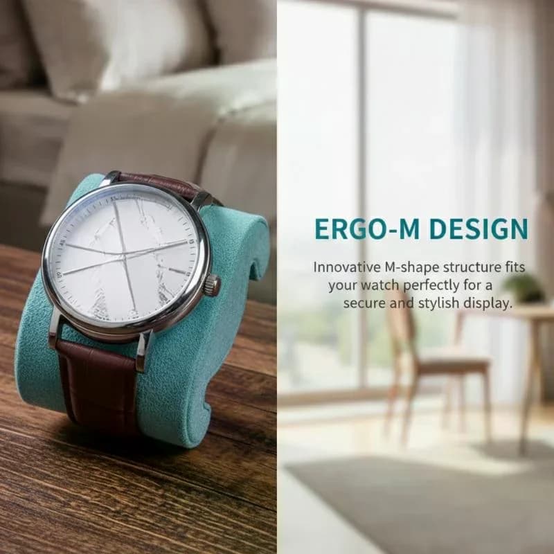 Cuscini per orologi, scatole portaorologi, supporti morbidi in flanella per esposizione gioielli, tappetini per esposizione orologi da polso e bracciali