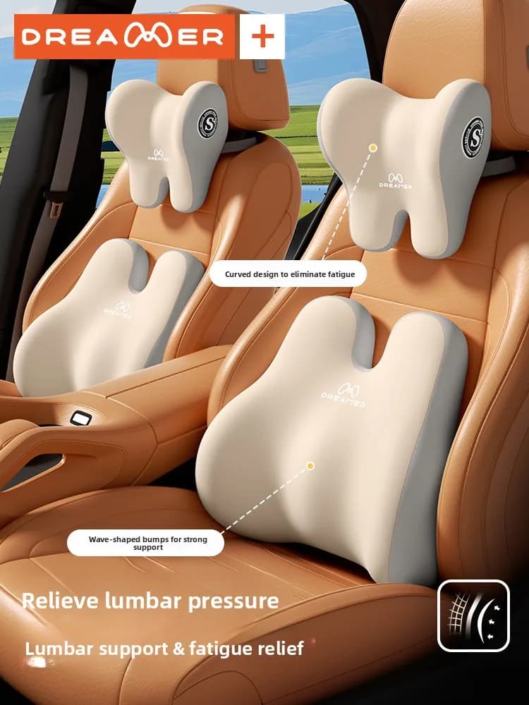 Cuscino di Supporto per il Collo Zhimengren per Poggiatesta Auto, Cuscino Lombare per Conducente, Accessori Interni per Veicoli, Comodo Supporto per Automobile
