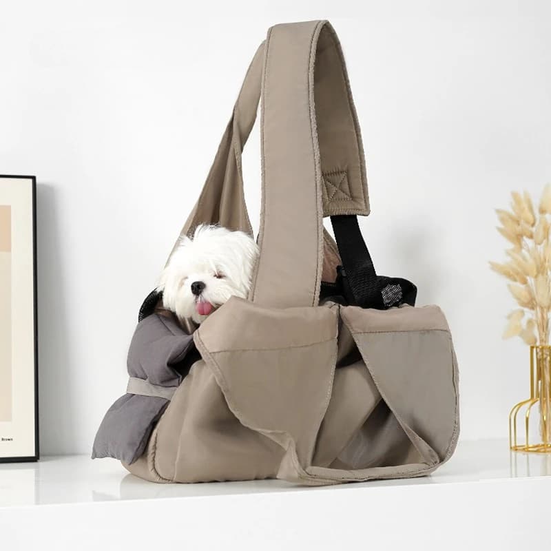 Borsa tote estiva traspirante per animali domestici, borsa multifunzionale per cani, orsacchiotto, borsa a tracolla portatile e monospalla per uso esterno