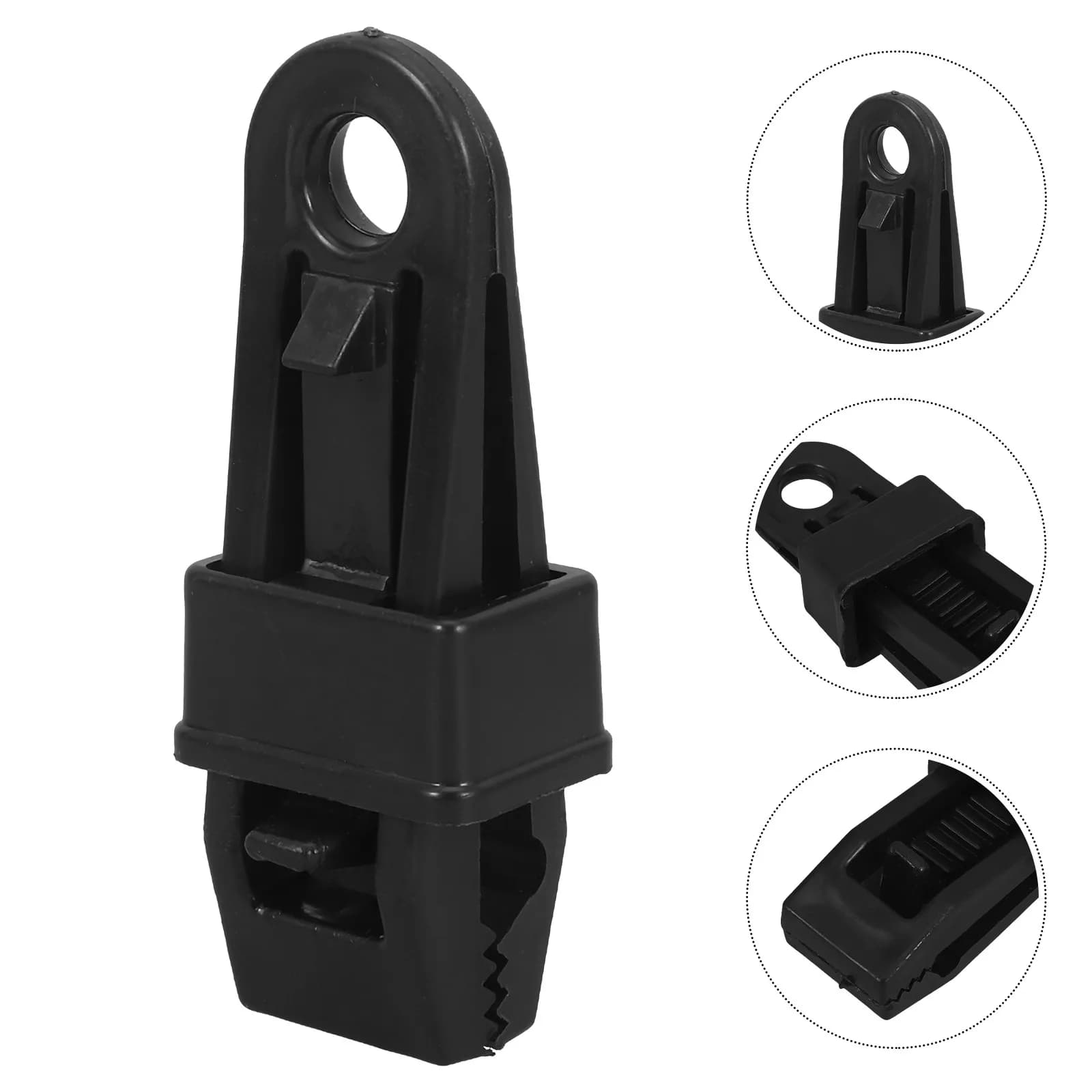 Morsetti per tenda da campeggio, clip antivento per esterni, fibbie di fissaggio in plastica resistente, morsetti istantanei per tendalino, fissaggi per telo, tendalino per camper
