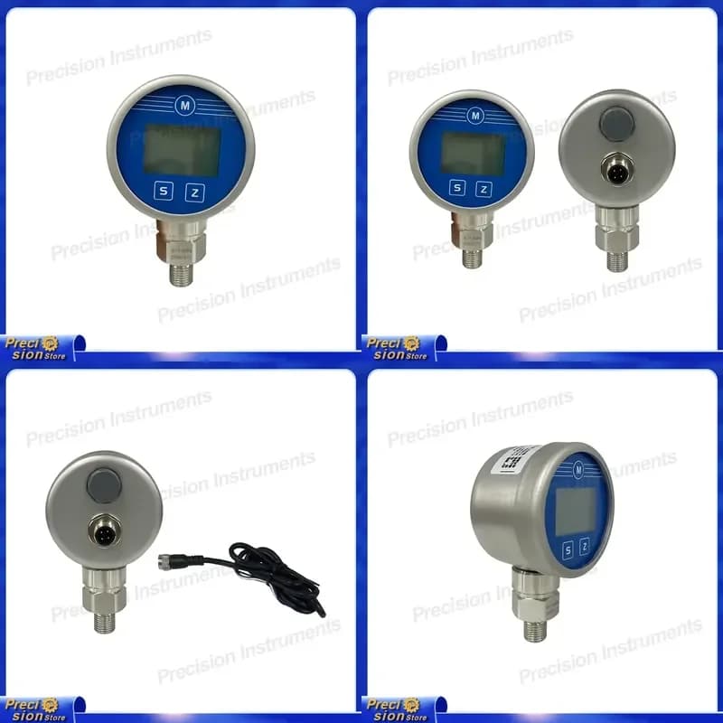 For Digital Vacuum Gauge Pressure Tester Meter Tool for Car Engine Auto Diagnostic Automotive Repair Air Fuel System Water