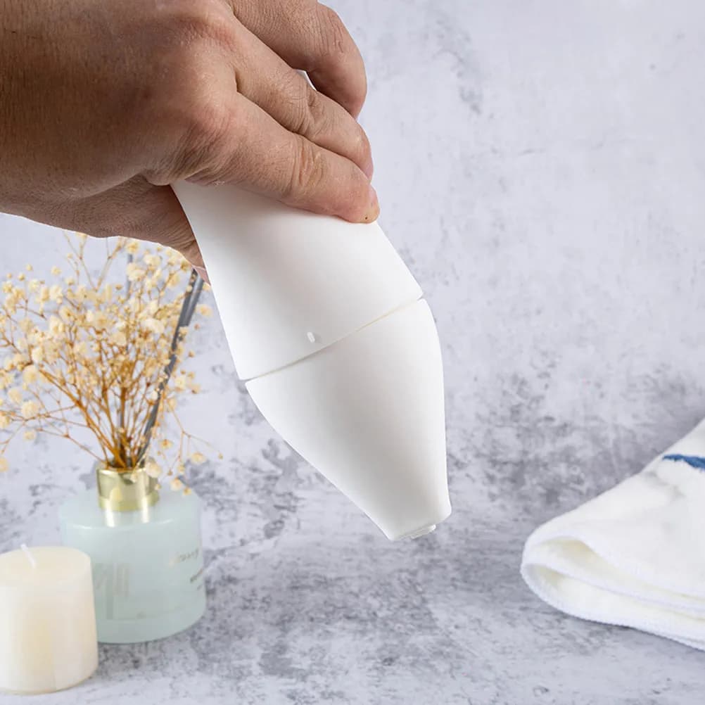 Dispenser Vuoto in Silicone Ricaricabile per Sapone Liquido, Lozione, Shampoo, Gel Doccia, Detergente Viso e Piatti