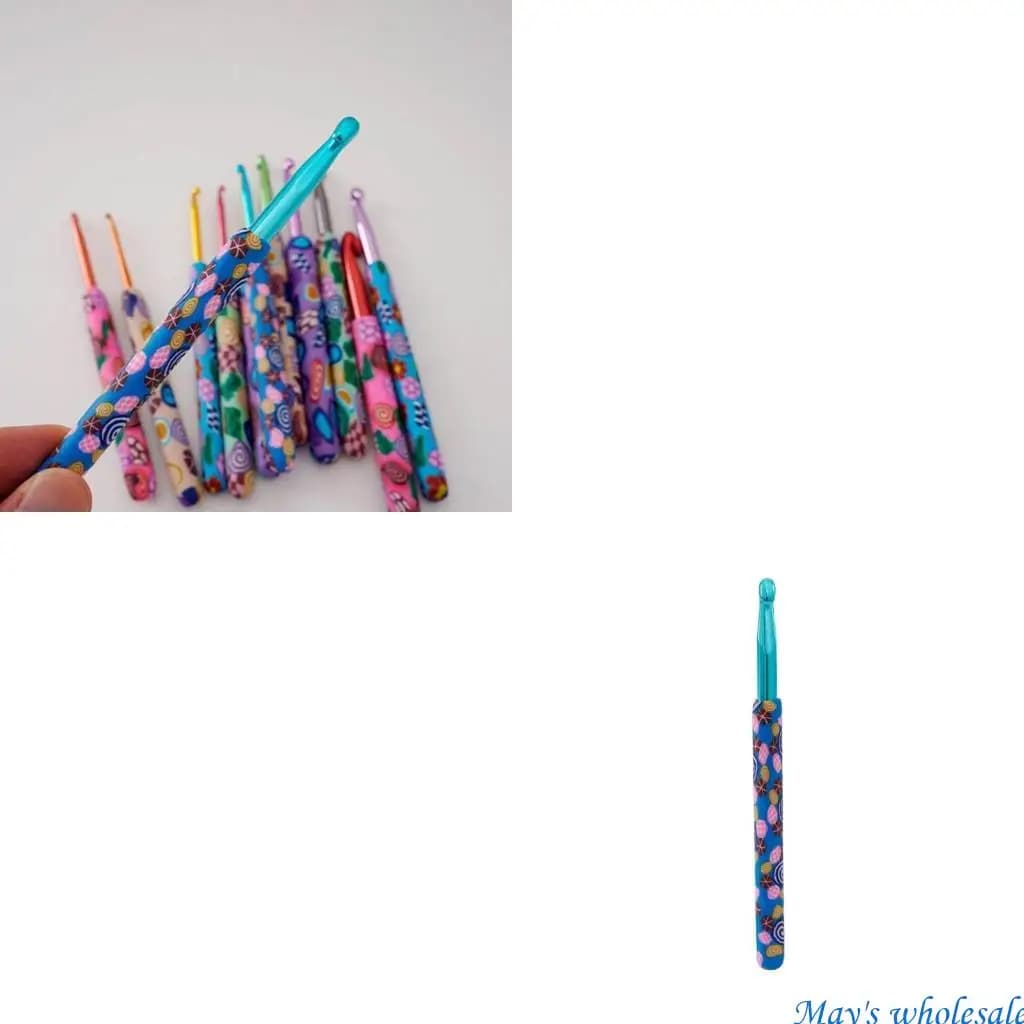 Set uncinetti colorati da 12 pezzi 2,0 mm-8,0 mm da maglia colorati 448A