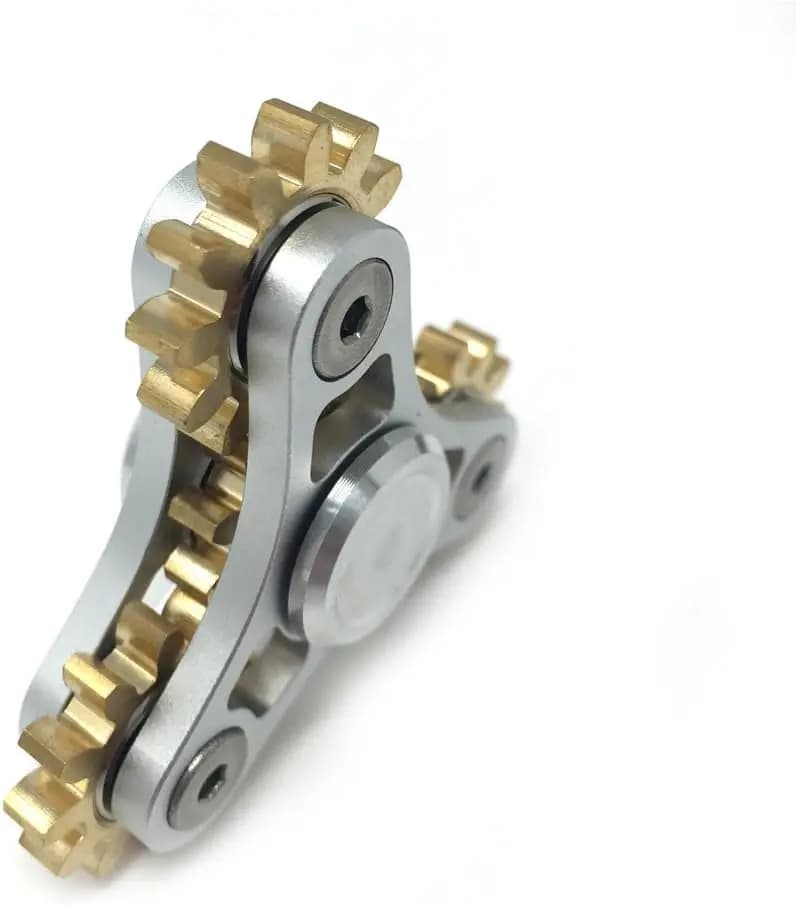 Fidget Spinner a 4 Ingranaggi, Giocattolo Antistress e Antiansia per Bambini e Adulti, Spinner EDC