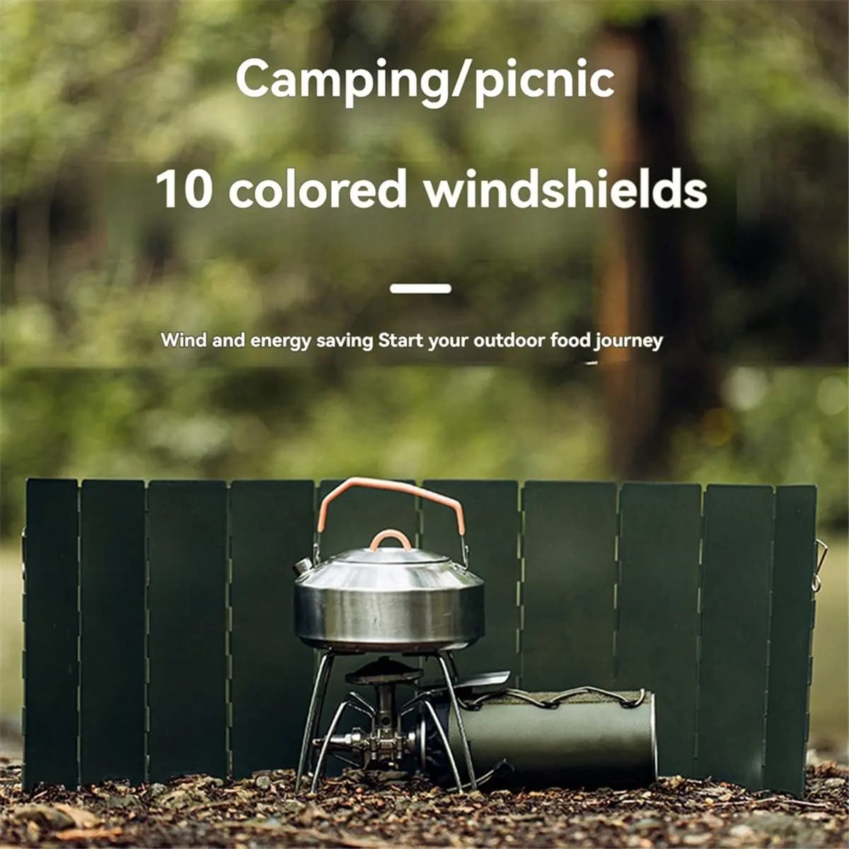 New arrival Outdoor Stove Windproof Board Windproof Cover Portable Camping Foldable Windproof Cover Stove Windproof Tol
