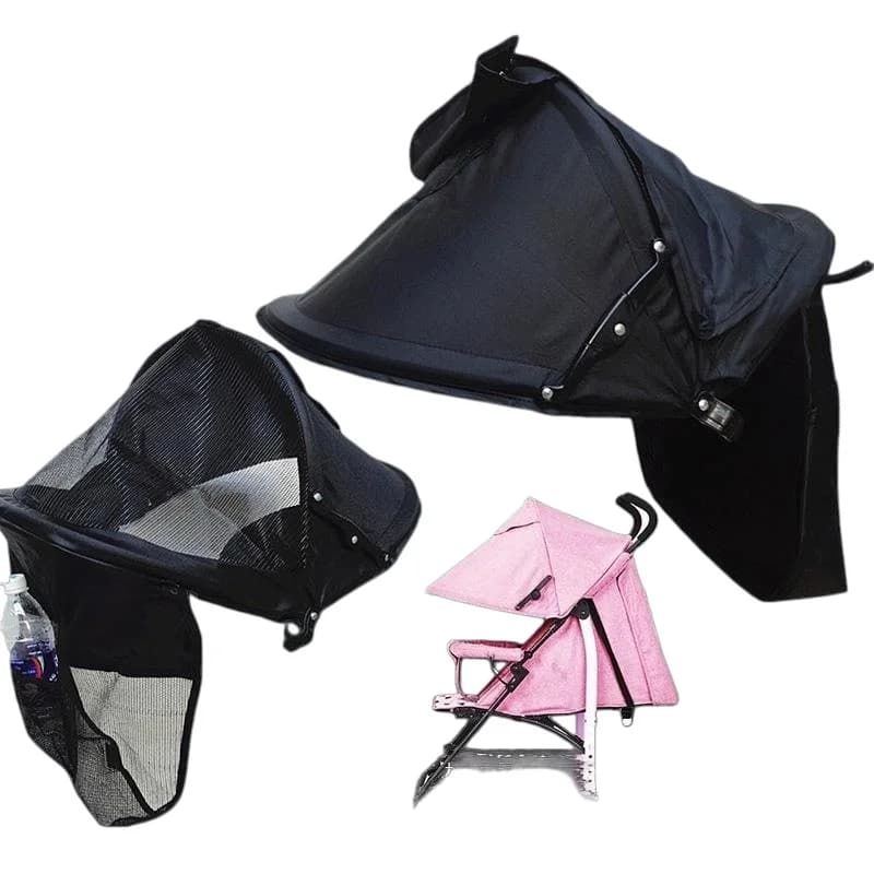 Nuovo parasole parasole per passeggino, cappuccio di protezione, copertura per baldacchino, carrozzine, accessori per passeggino