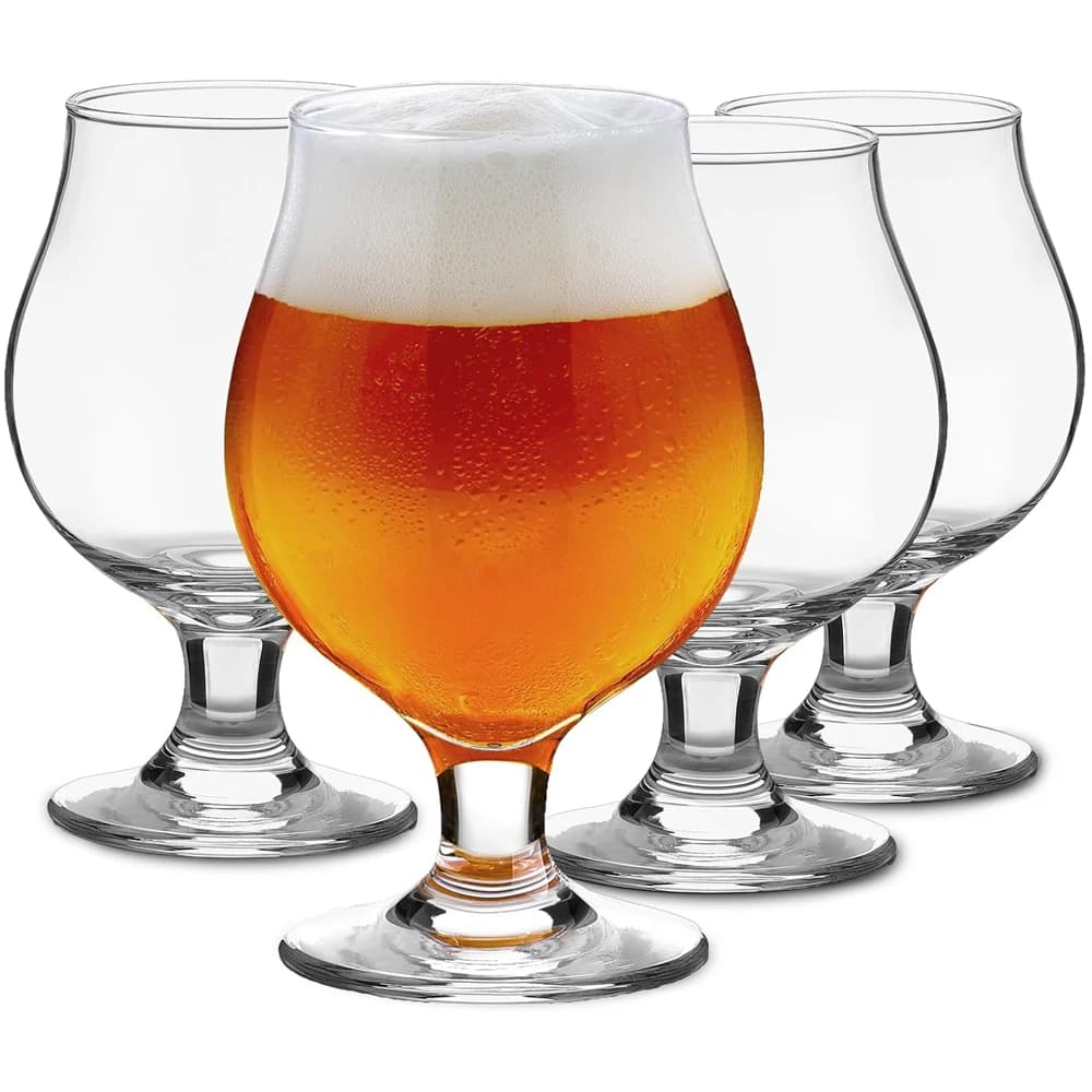 Bicchieri da Birra da 500ml, Calici Classici Artigianali, Set Premium, Design Unico per Pub, Lavabili in Lavastoviglie
