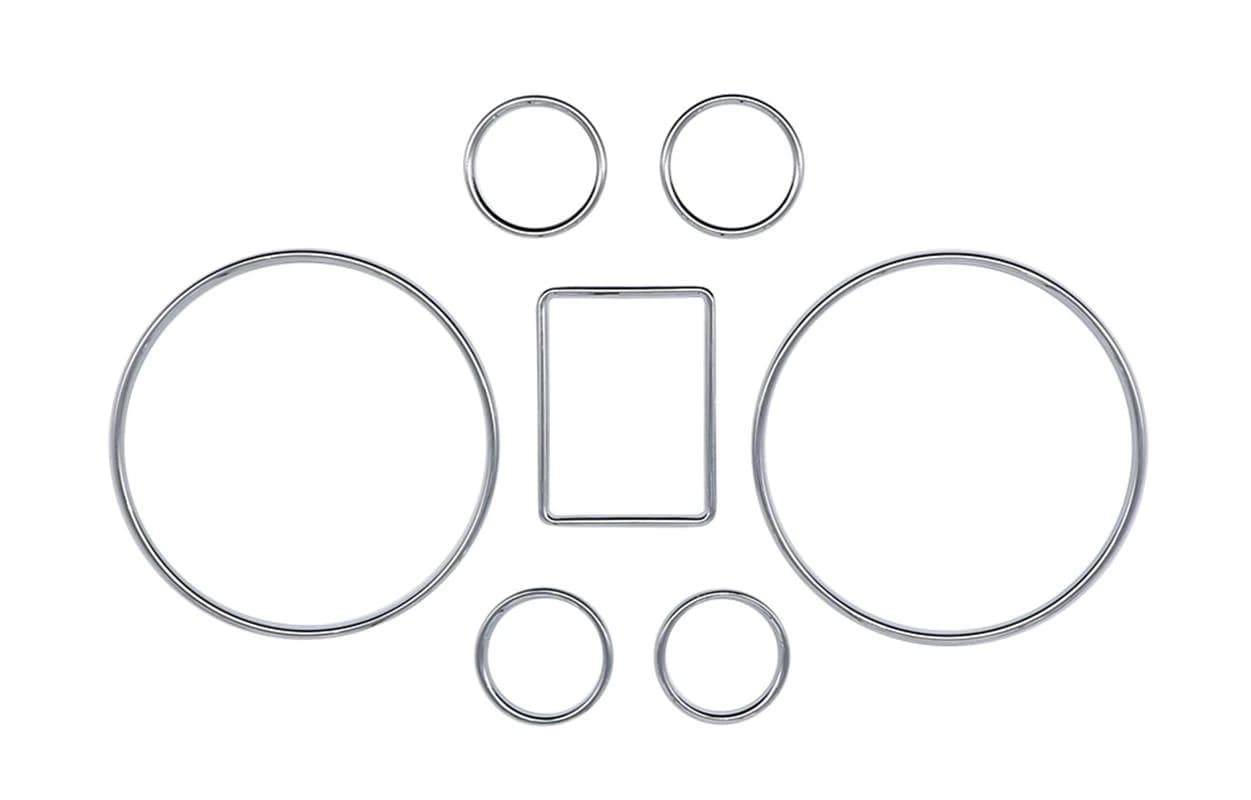 Set di anelli per cruscotto cromato per Car Styling per Audi A6 C5 A4 B5 A3 8L