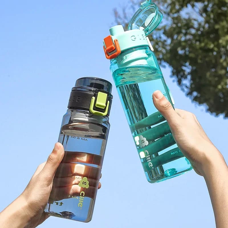2024 550ml Tritan Sport Bottiglia Bottiglie d'acqua da viaggio BPA FREE Tritan Drink Bottle Cup per Girl Boy School Bottiglie di plastica all'aperto