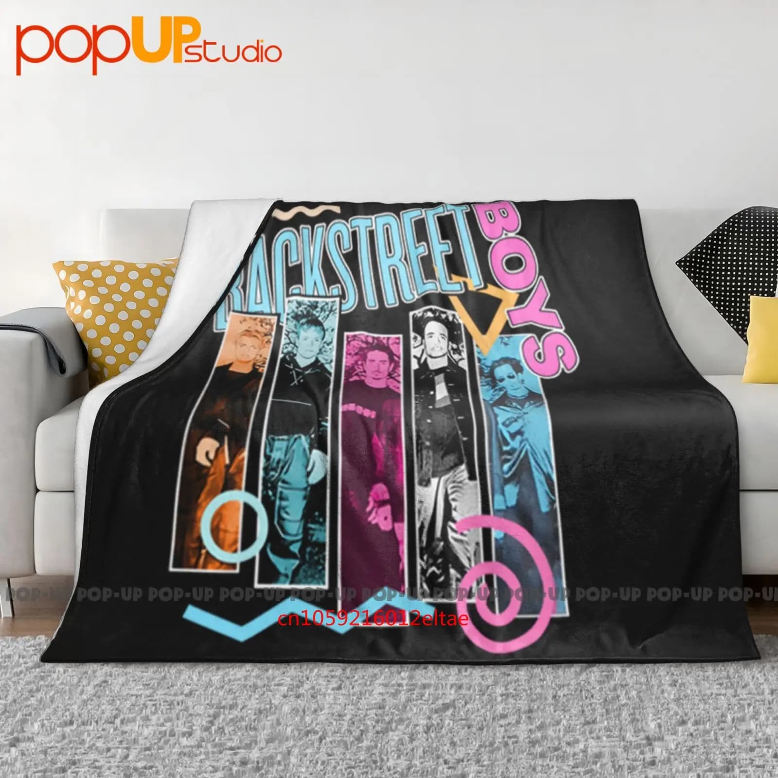 Backstreet Boys 90S Bar Foto Coperta ultra morbida Trapunta Copridivano invernale Copriletto