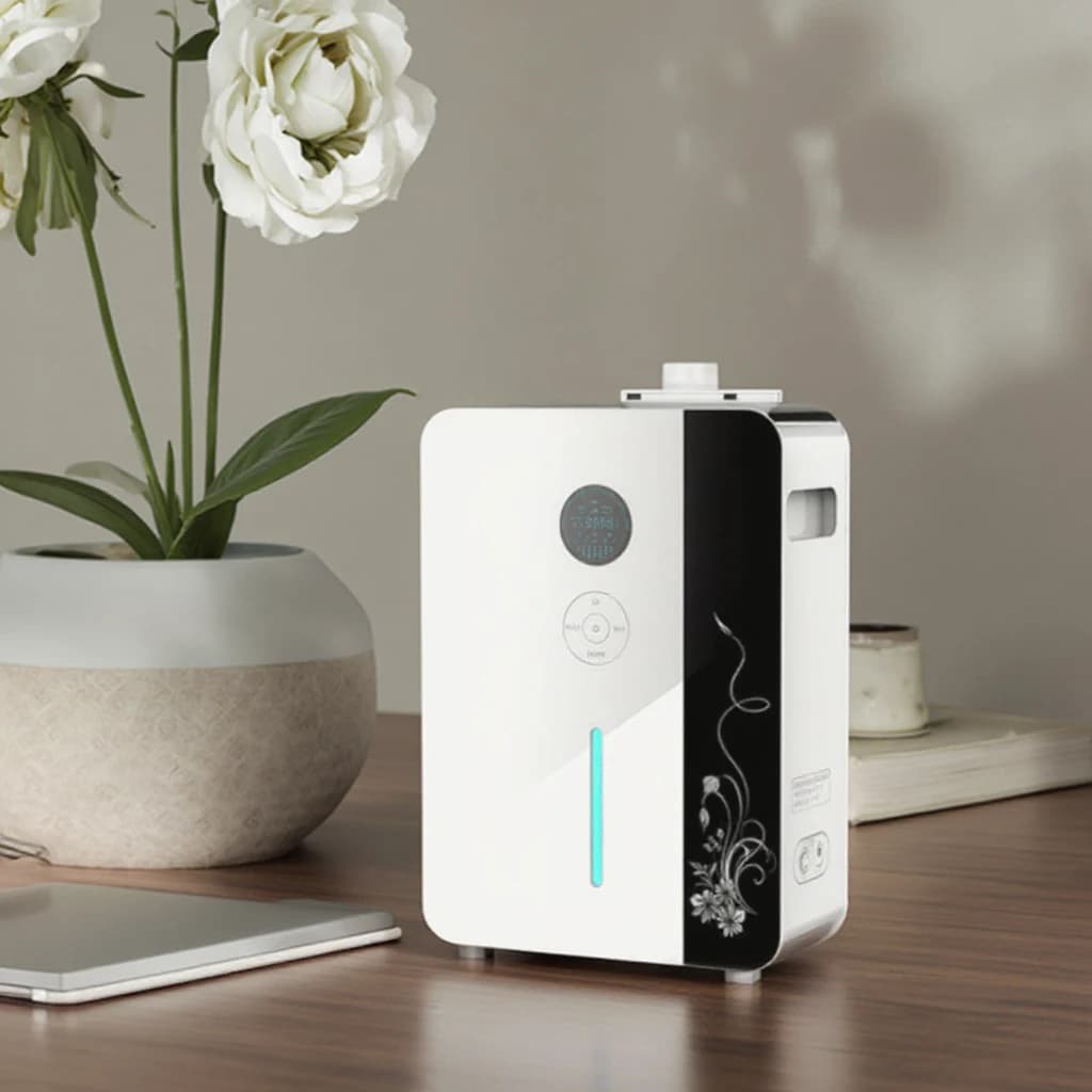 Vendita calda in metallo nero WiFi diffusore di aromi macchina 220V diffusore di profumo senza acqua Smart Lock batteria elettrica per hotel essenziali