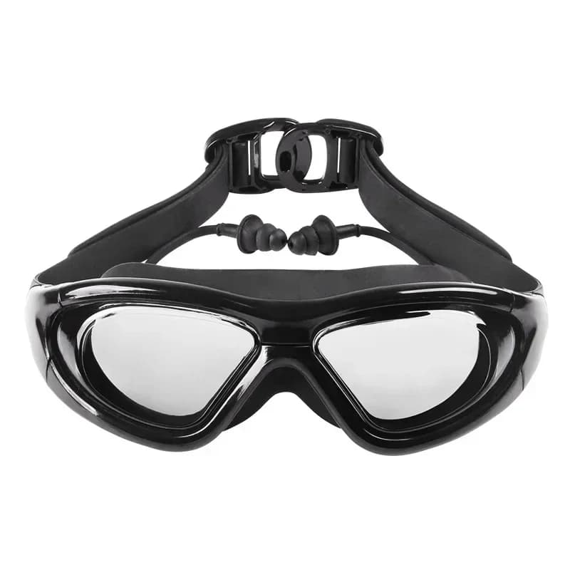 Swimming glasses for myopia with swimming glasses Spray anti-fog large glasses in Silicone for water man woman
