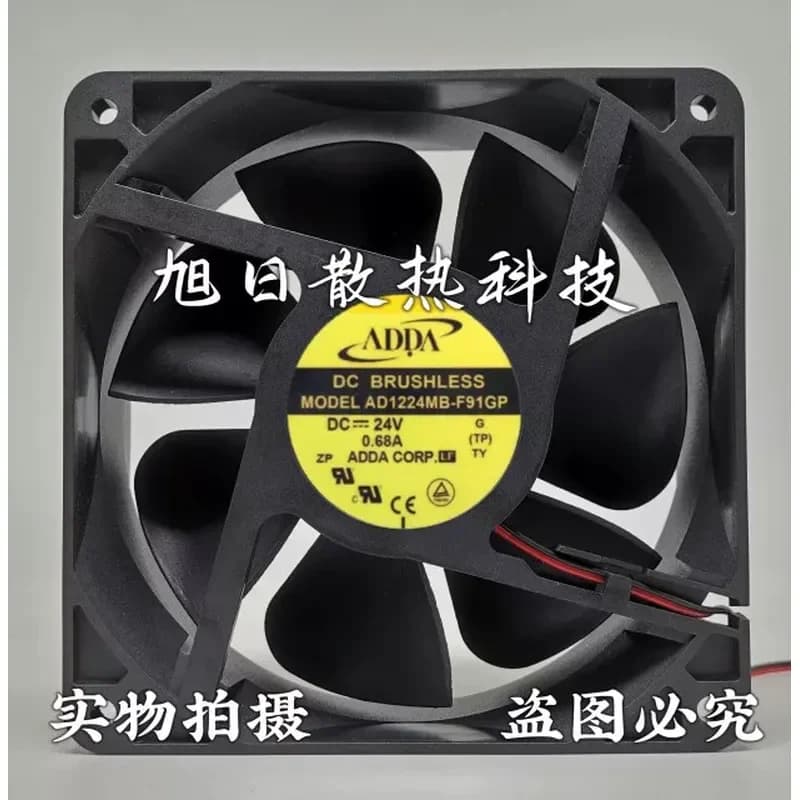for ADDA AD1224MB-F91GP 120x120x38mm DC24V 0.68A Inverter Cooling Fan