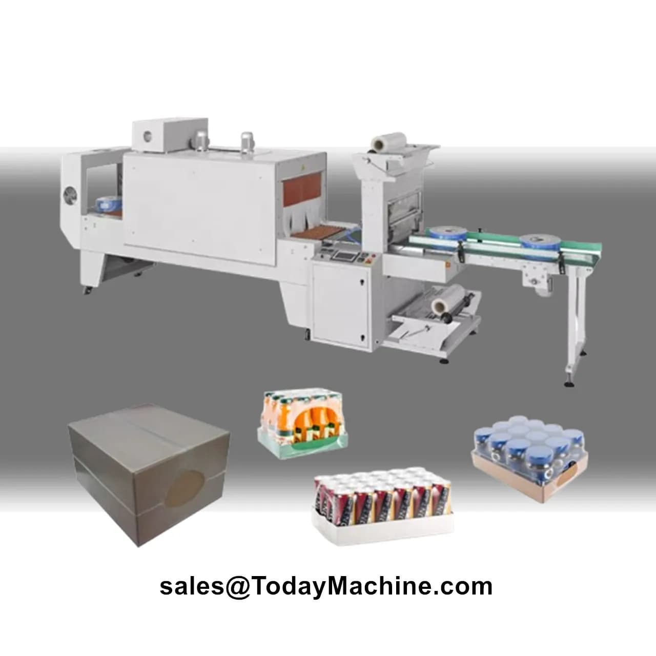 Semi Automatic Sleeve Bottle Shrink Wrapping Machine for Water and Beverage Bottles