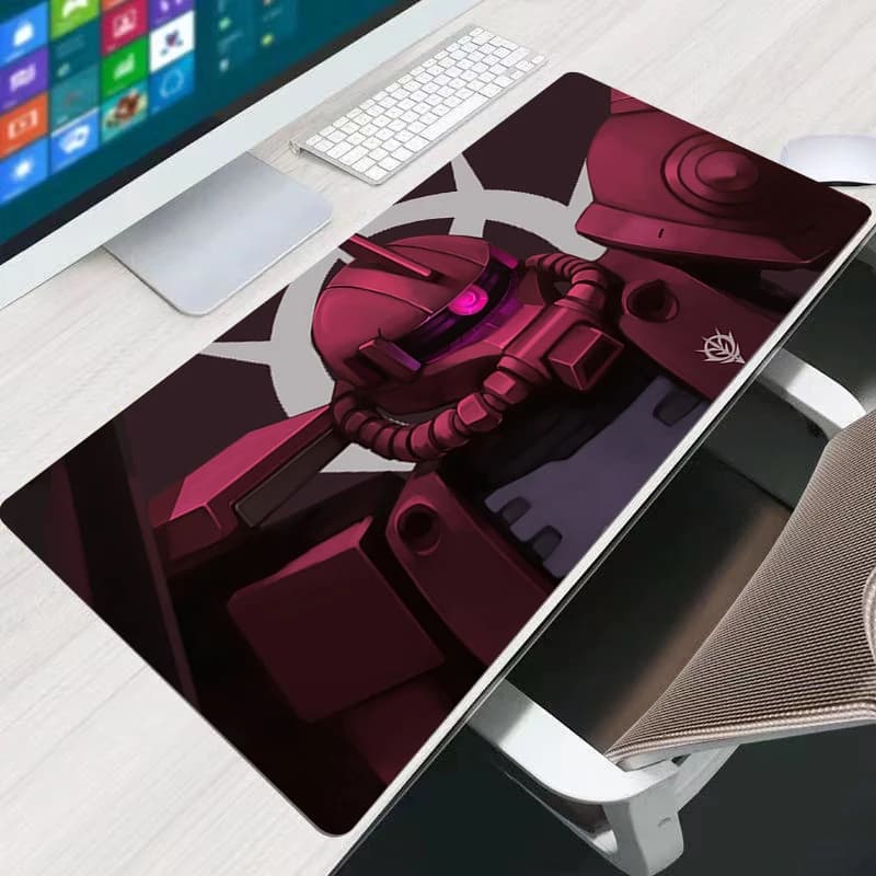 Tappetino per mouse 90x40 cm Mechanical Warrior G-gundam Z-zaku II per tastiera da gioco Progettato specificamente per il tappetino per mouse da gioco e-sport