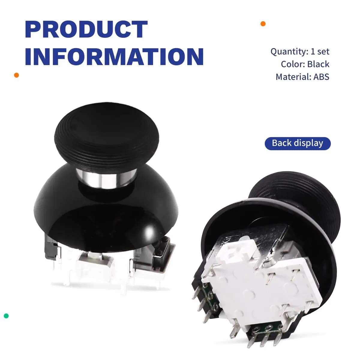 Homegood 720 ° Joystick TMR a Tensione Regolabile per Gamepad PS5 Edge, per Switch Pro, Controller Xbox Series, Accessori per Giochi