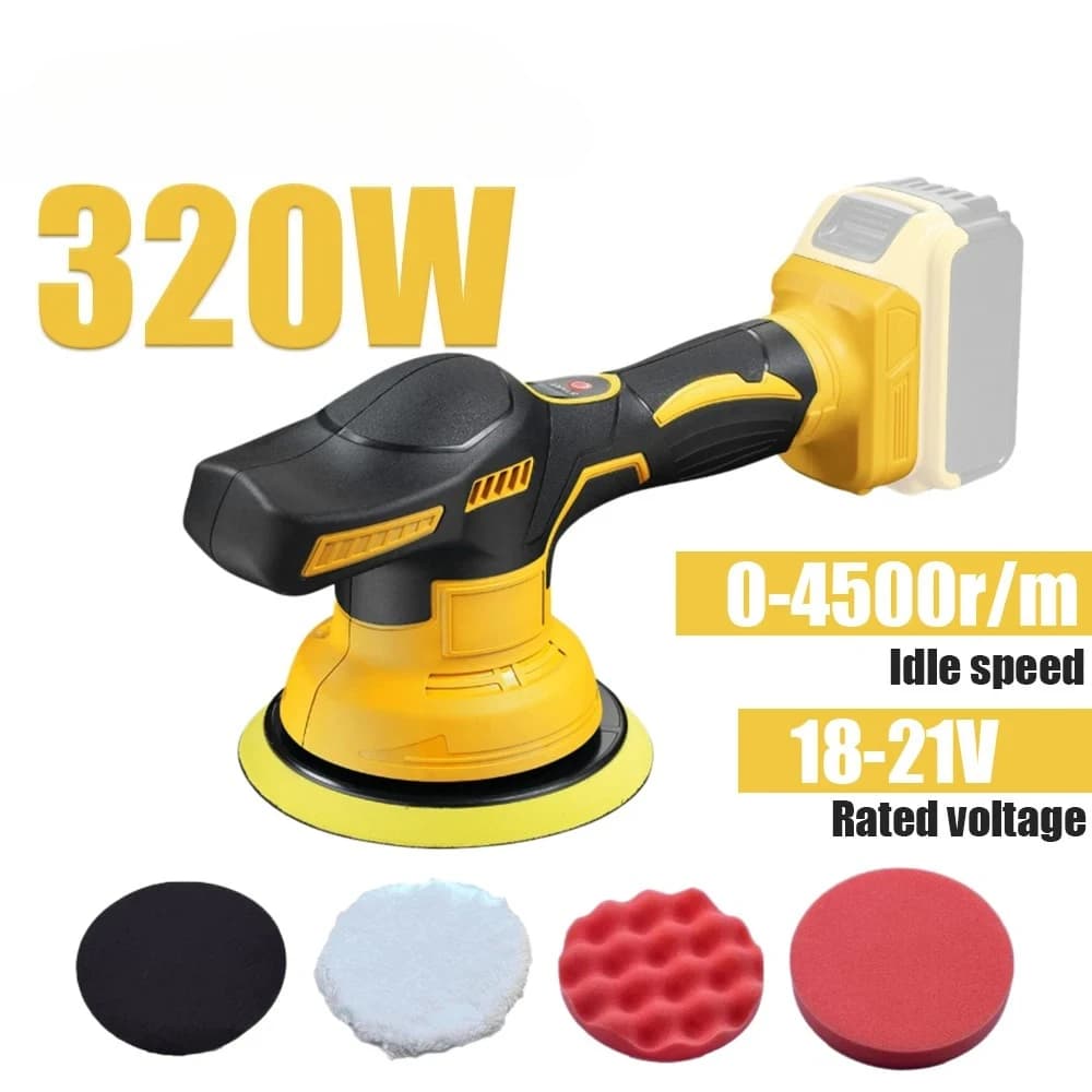 Lucidatrice per auto senza fili con display digitale Lucidatrice elettrica a 8 marce Lucidatrice per ceretta per auto per batteria Dewalt 20V