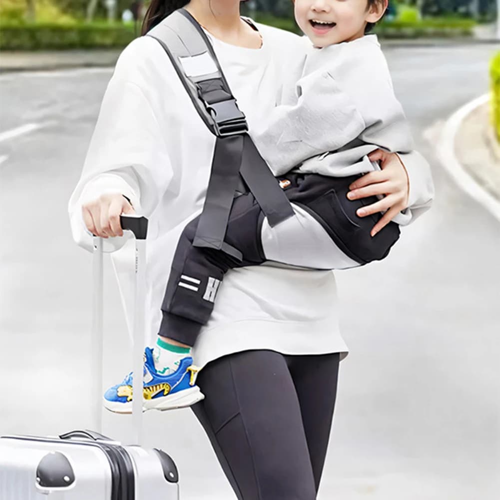 Marsupio per il trasporto anteriore dell'involucro per il trasporto del bambino, comode cinghie morbide per il trasporto del bambino per i bambini piccoli