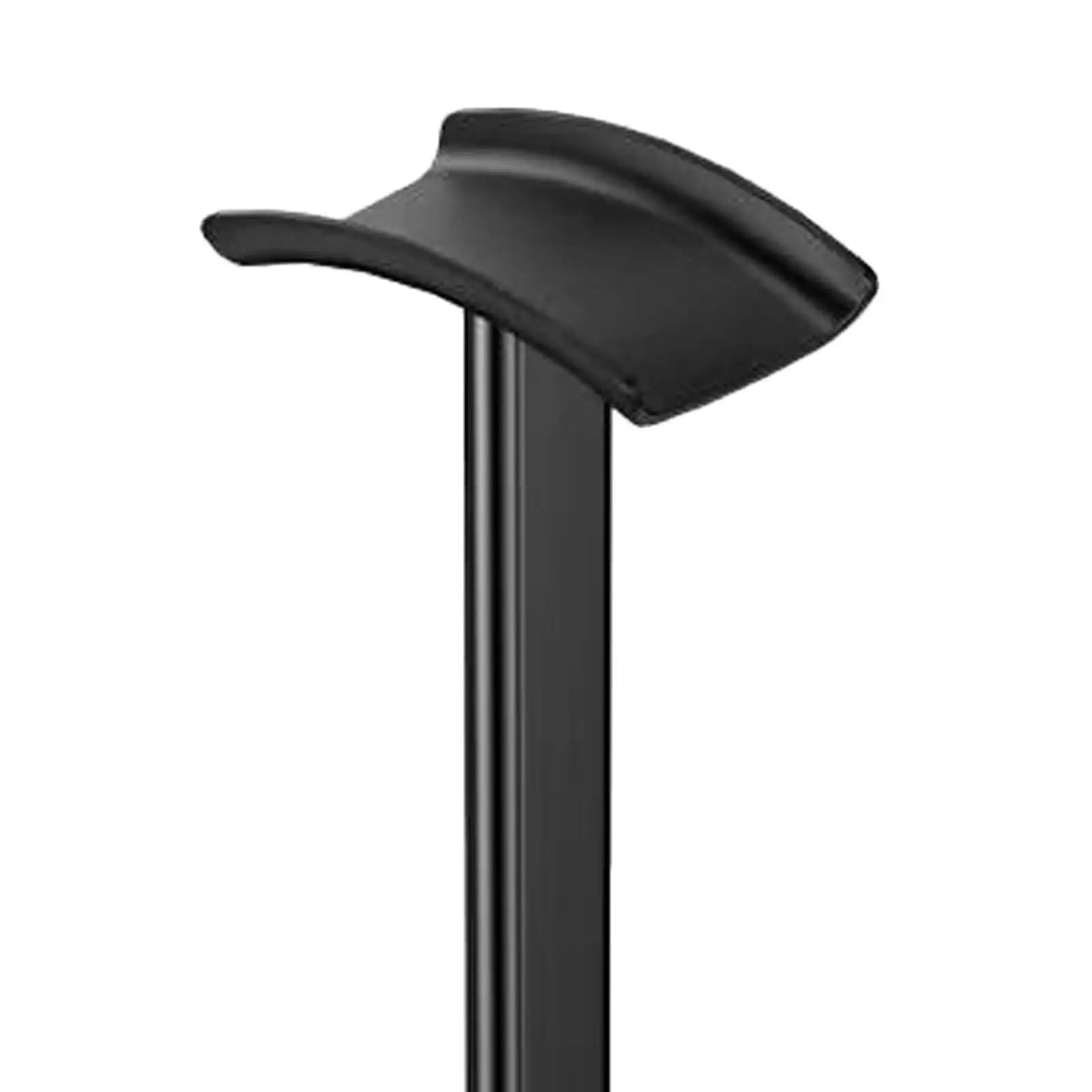 Aluminum Headphone Stand Headset Bracket Rack Earbuds Mount DJ Gamer Black