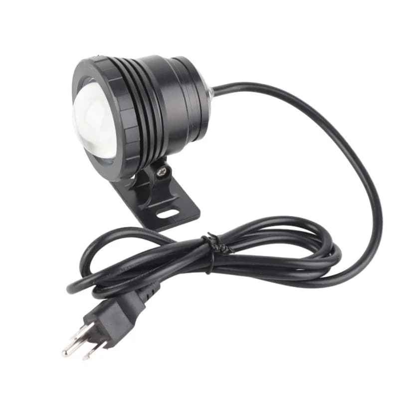 Lampada colorata per piscina RGB con luce di proiezione con telecomando per fontana a sorgente calda 10W nera