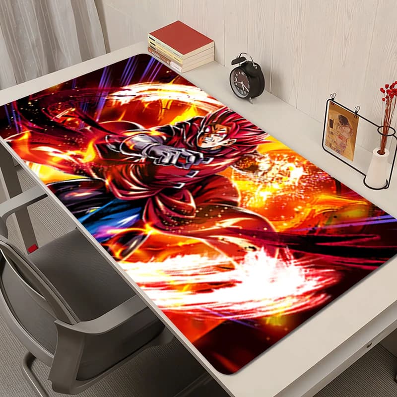 Tappetino per mouse Tappetini da gioco per computer Accessori per PC Tappetino esteso Dragon Ball HD Tappetino per tastiera anime Tappetino per mouse antiscivolo Tappetino per scrivania