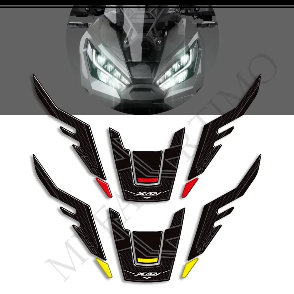 Per Honda X-ADV 750 X ADV 750 2021 - 2024 XADV 750 Moto Corpo Carenatura Protezione Serbatoio Ginocchiera Adesivi Decalcomanie