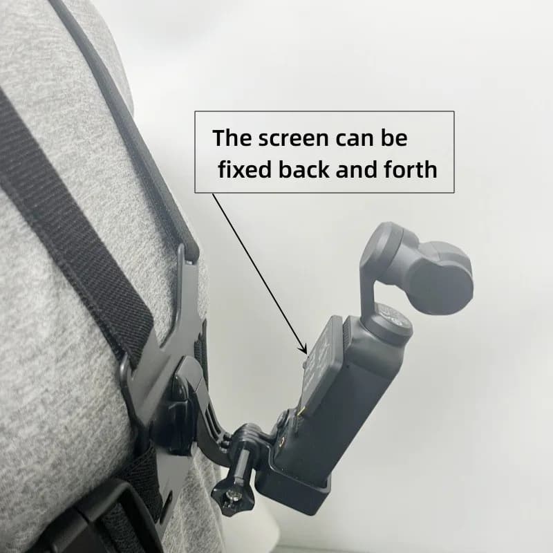 Cintura toracica 4in1 Schermo di tiro sportivo Cintura elastica adattatore fisso anteriore posteriore per accessori per fotocamera Gimbal DJI Osmo Pocket 3