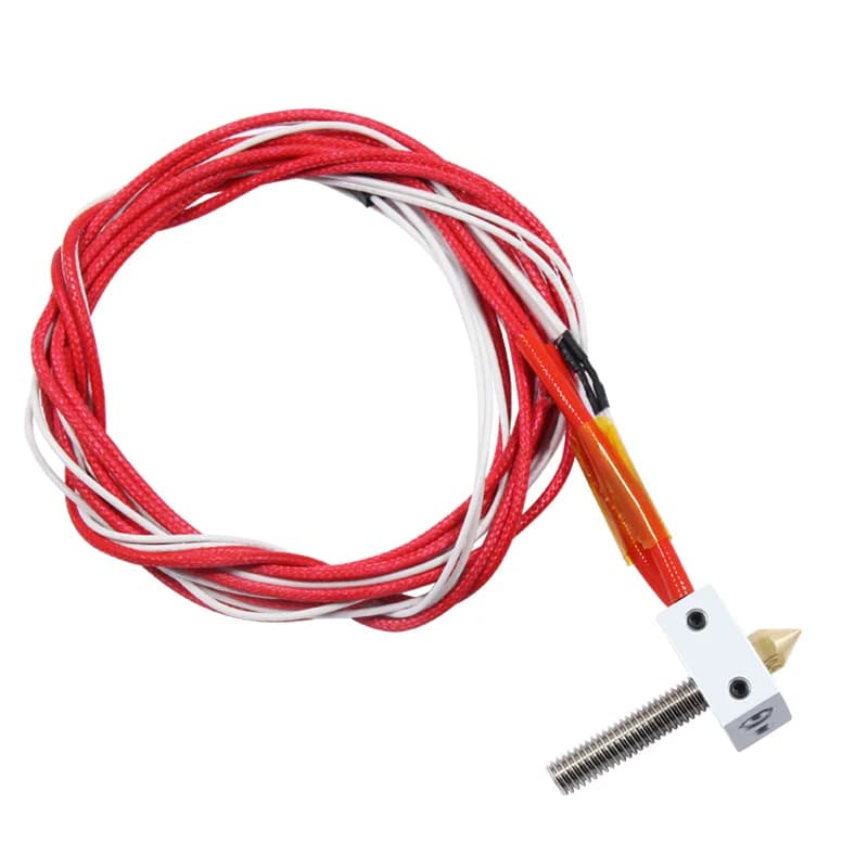 Accessorio per Stampante 3D: Kit Testina di Stampa MK7/8 - Include Asta Riscaldante, Ugello e Termistore