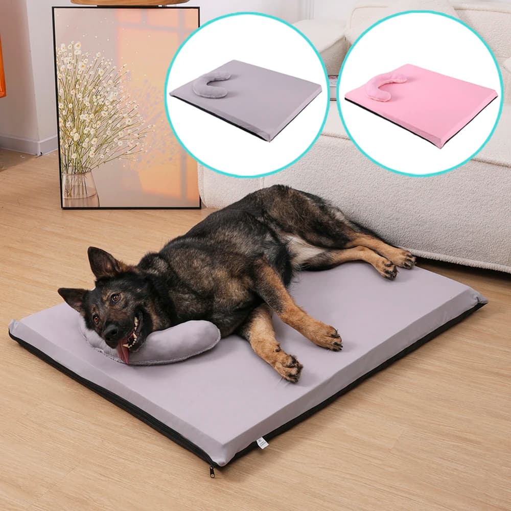 Double Sided Elastic Large Dog Bed Detachable Dog Sofa Mat Winter Warm Cat Sleeping Cushion Kennel Mat Puppy Accessories