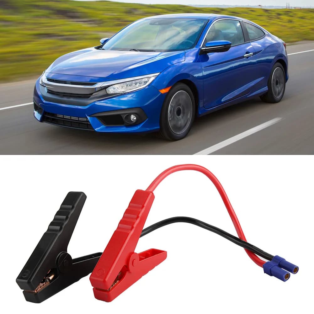 Morsetto per batteria per auto 12V interfaccia EC5 cavo di collegamento della batteria di emergenza avviatore di emergenza resistente all'usura