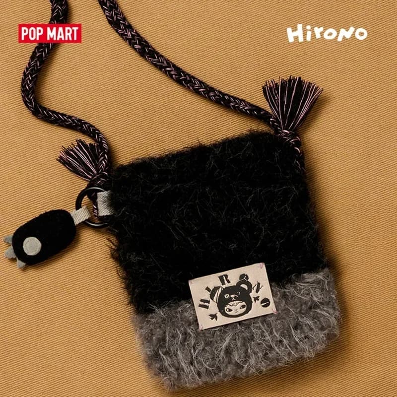 POP MART Hirono Road Journal Series Mini Bag Figura anime Ragazza carina Ornamenti per il desktop Scatola cieca Bambola regalo misteriosa