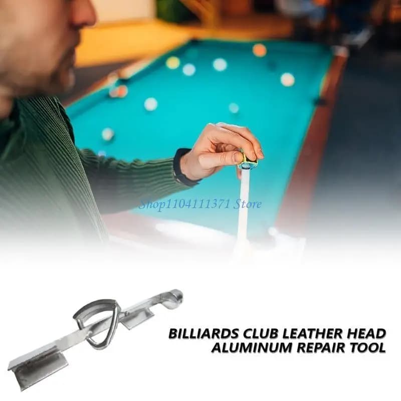 P9FC Biliardo Pool Cue Tip Morsetto in lega alluminio Pool Cue Tip Morsetto Strumento Snooker Biliardo Accessori per piscina