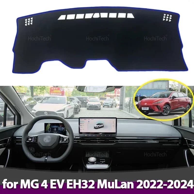 Copertura del cruscotto dell'auto Evitare la luce Pad Cruscotto Zerbino Caso Tappeti per MG 4 MG4 EV EH32 MuLan 2022 2023 2024
