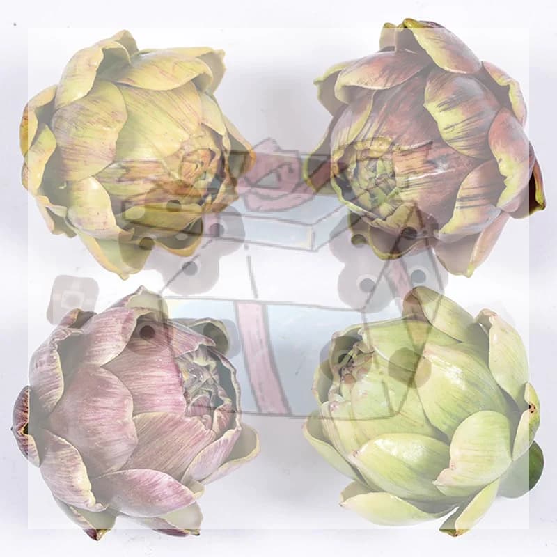 【CC】Modello di carciofo artificiale, decorazione per vasi, verdure e frutta finte, piante finte, decorazioni per la cucina, decorazioni artistiche per la casa