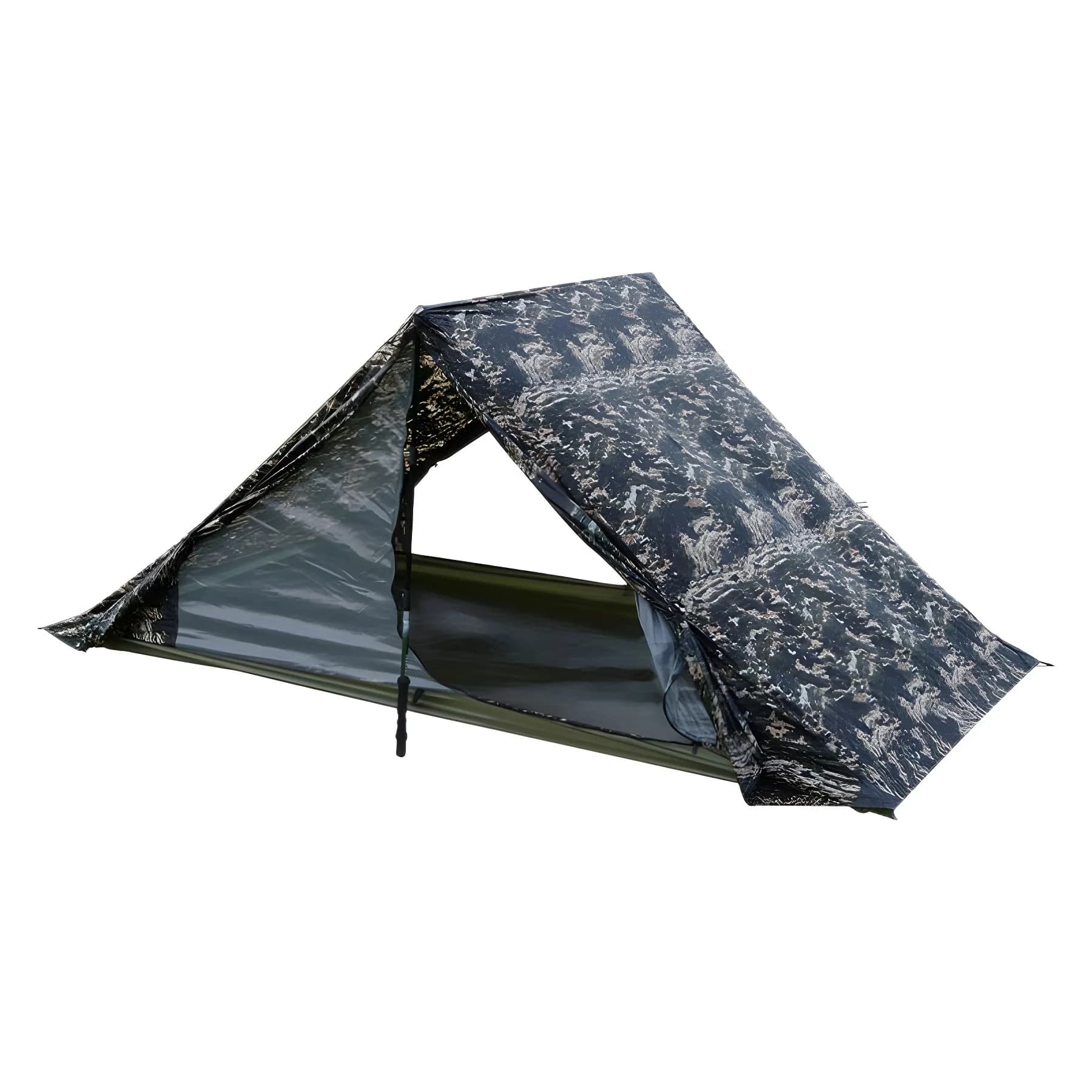 2-Person Ultra-Lightweight Trekking Pole Tent - 20D Silicone Coated Nylon, 3000mm+ Waterproof Backpacking Tent