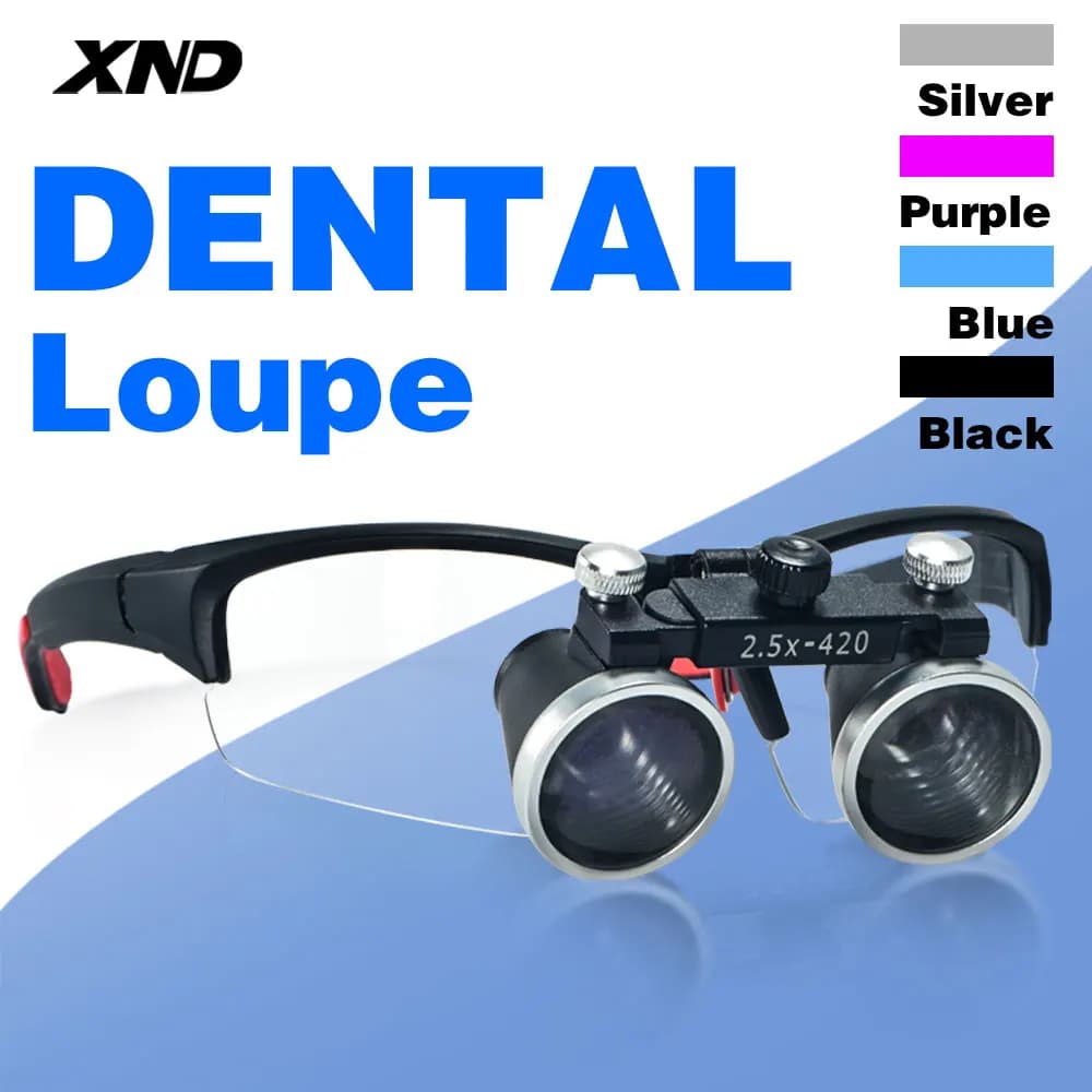 XND 3.5X/2.5X ingrandimento binoculare lente d'ingrandimento dentale regolabile interpupillare distanza chirurgica cosmetica lente d'ingrandimento medica