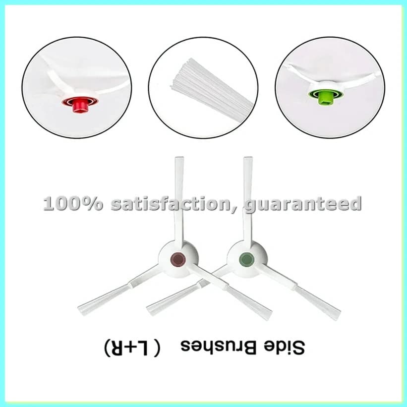 Accessories for vacuum cleaner T10 TURBO X1 OMNI: main brush, side brush, cover, filter, cleaning cloth, dust bag - AD23