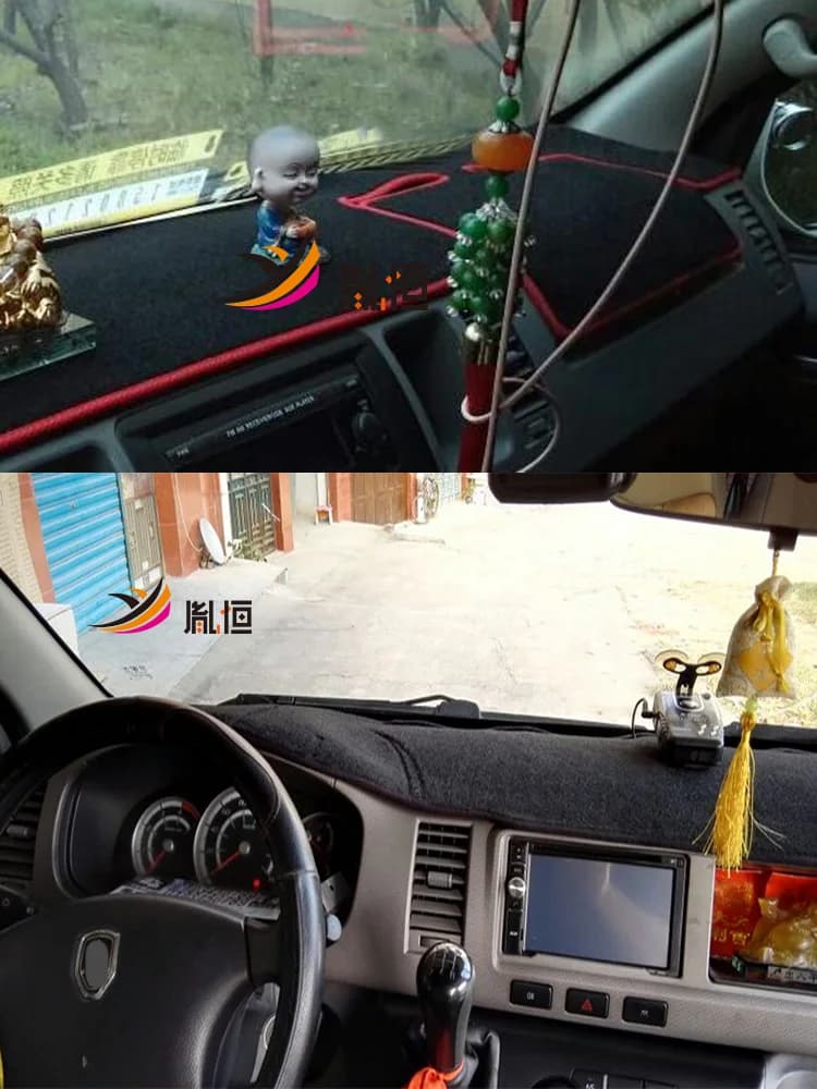 For Foton View C2 G9 Car-Styling Dashmat Dashboard Cover Instrument Panel Insulation Sunscreen Protective Pad