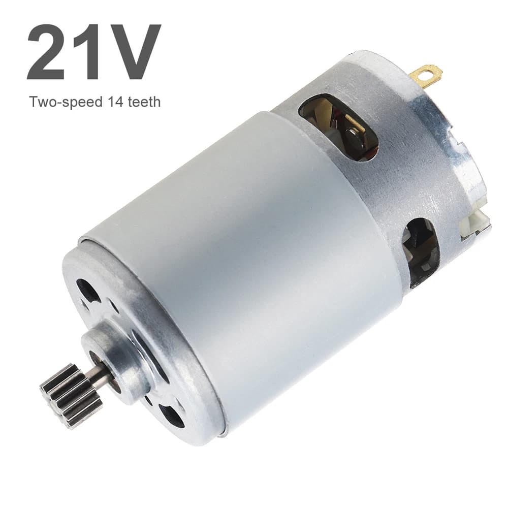 Motore DC RS550 Micro motore con ingranaggio a 14 denti da 8,2 mm Motore per sega elettrica RS 550 21 V 28000 giri/min per mini sega a mano ricaricabile