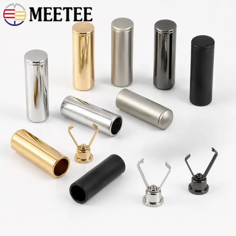 20-50Pcs 15/20mm Metal Cord End Stopper Hoodie Charm Rope Lock Buckle for Pants Sweater Bag Laces DIY Sewing Accessories Kit Set