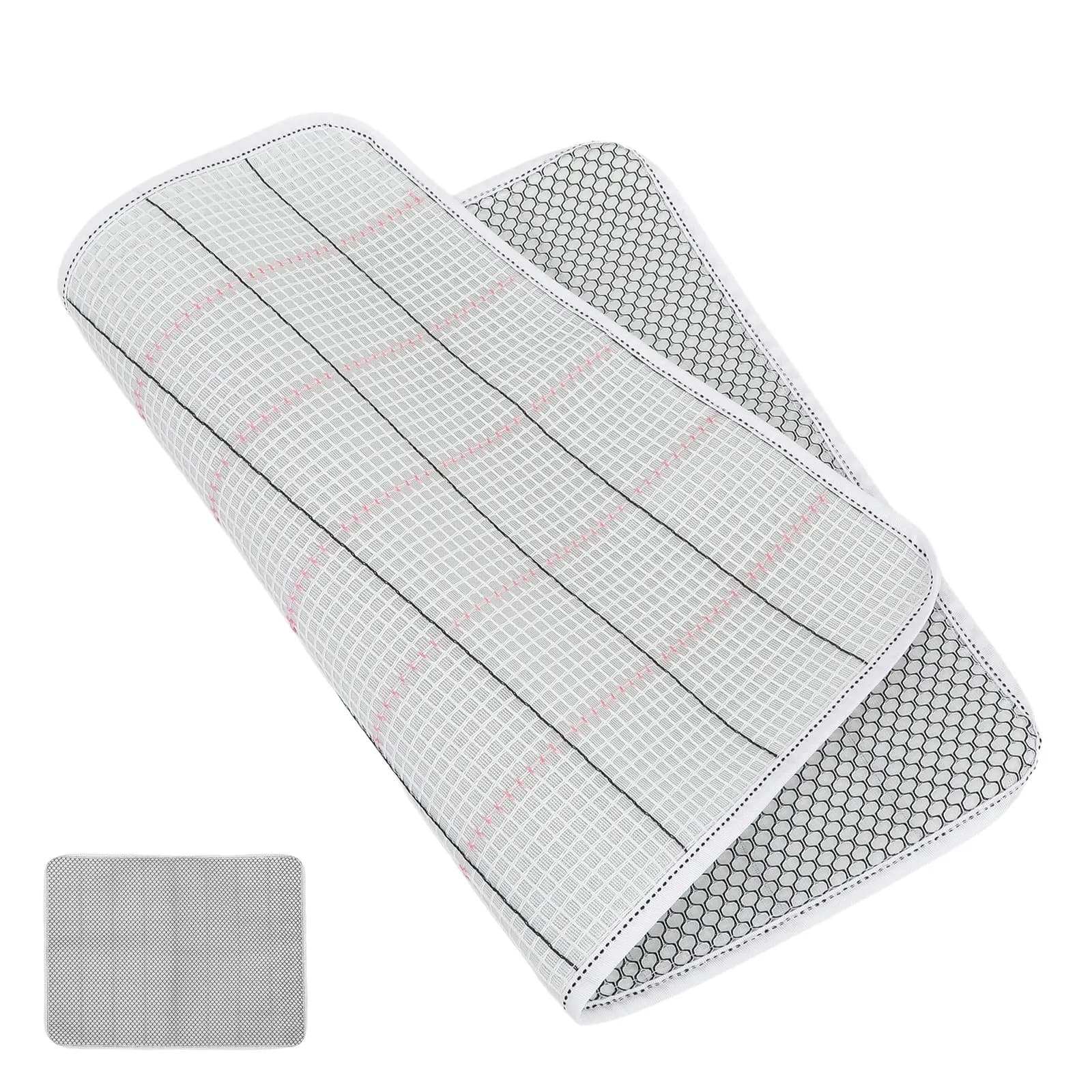 Rug Making Mesh Fabric 20.4x12.9 Inch Soft Comfortable Latch Hooking Canvas for DIY Floor Mat Tapestry Seat Pad Carpet Crochet