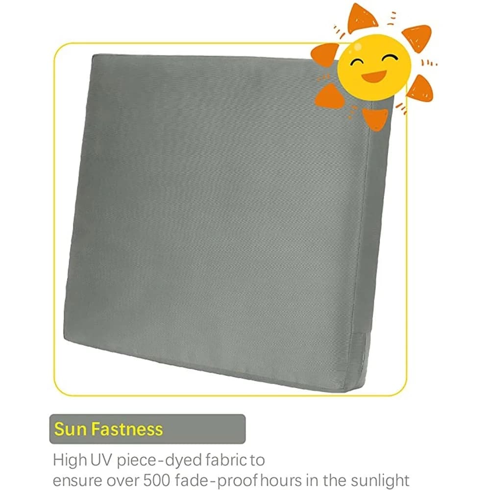 UV-resistant UV-resistant universal zip cushion Patio sofa cover 18x18x4 inch
