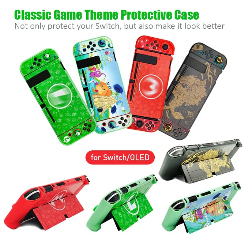 For Nintendo Switch OLED Shell Hard Case "M" / "L" Protective Housing Thin Cover Skin NS Switch Game Accessories