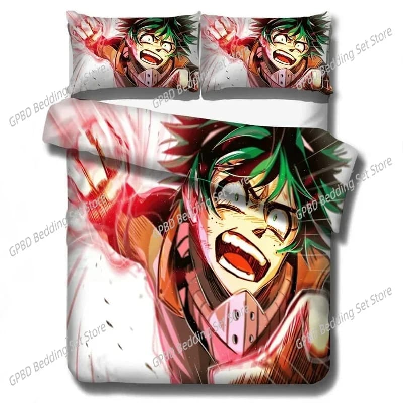 Nuovo My Hero Academia 3D NUOVA copripiumino federa set biancheria da letto adulto ragazzo ragazza camera da letto decorazione bambini singolo doppio grande