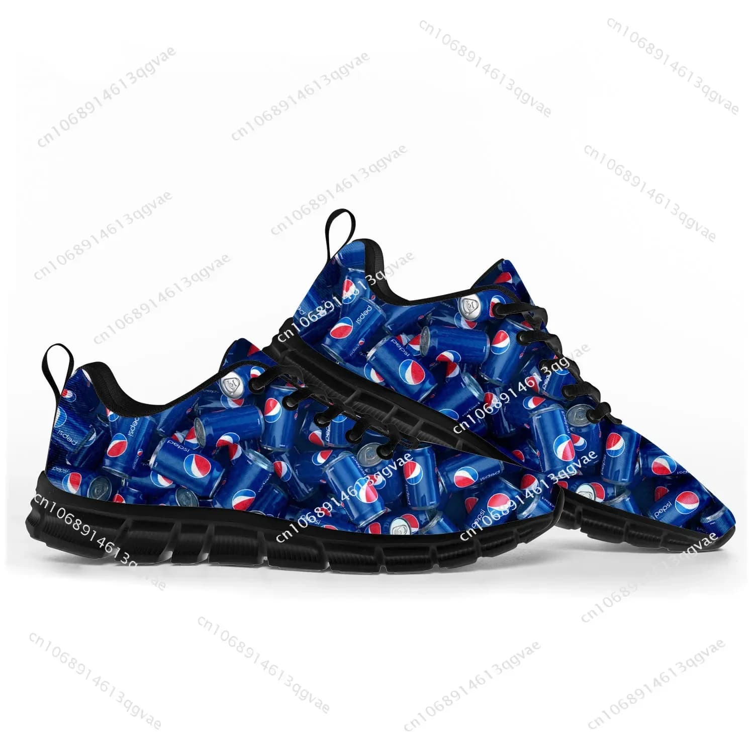 P-Pepsi-Cola Sport Shoes Women's Custom Gymnastics Shoes Customized Shoes High Quality Couple Black