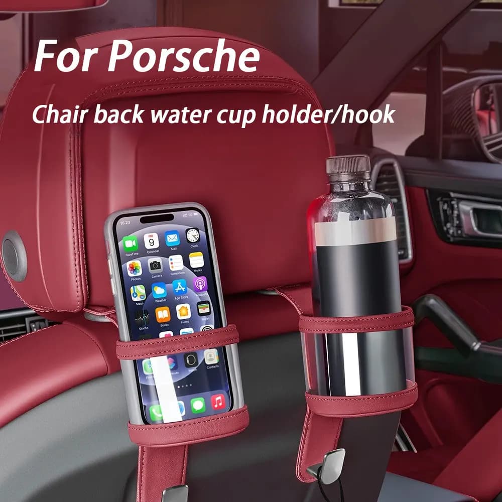 Car seat back holders Car seat holders Car carriers Seat back box with car hook for Porsche all series