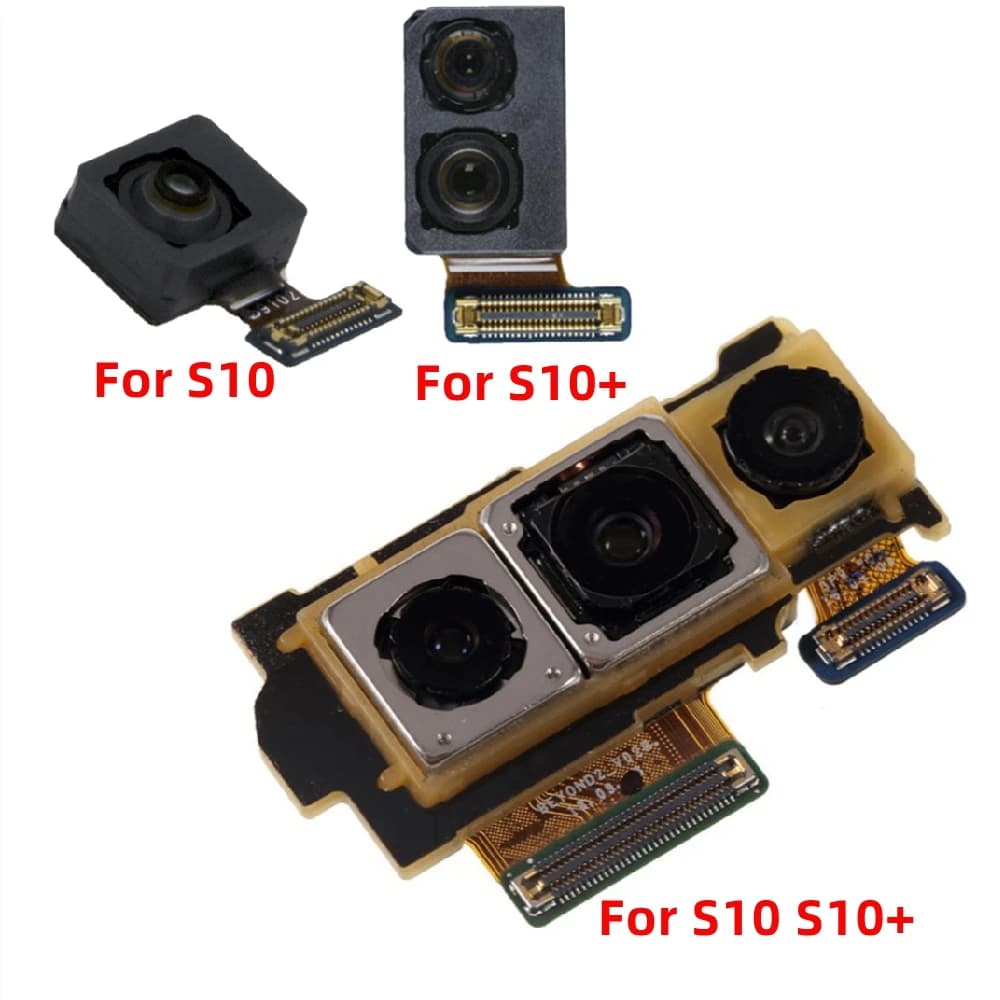 Fotocamera frontale posteriore per Samsung Galaxy S10 Plus G973 G975 G973F G975F Selfie posteriore Piccolo modulo fotocamera frontale
