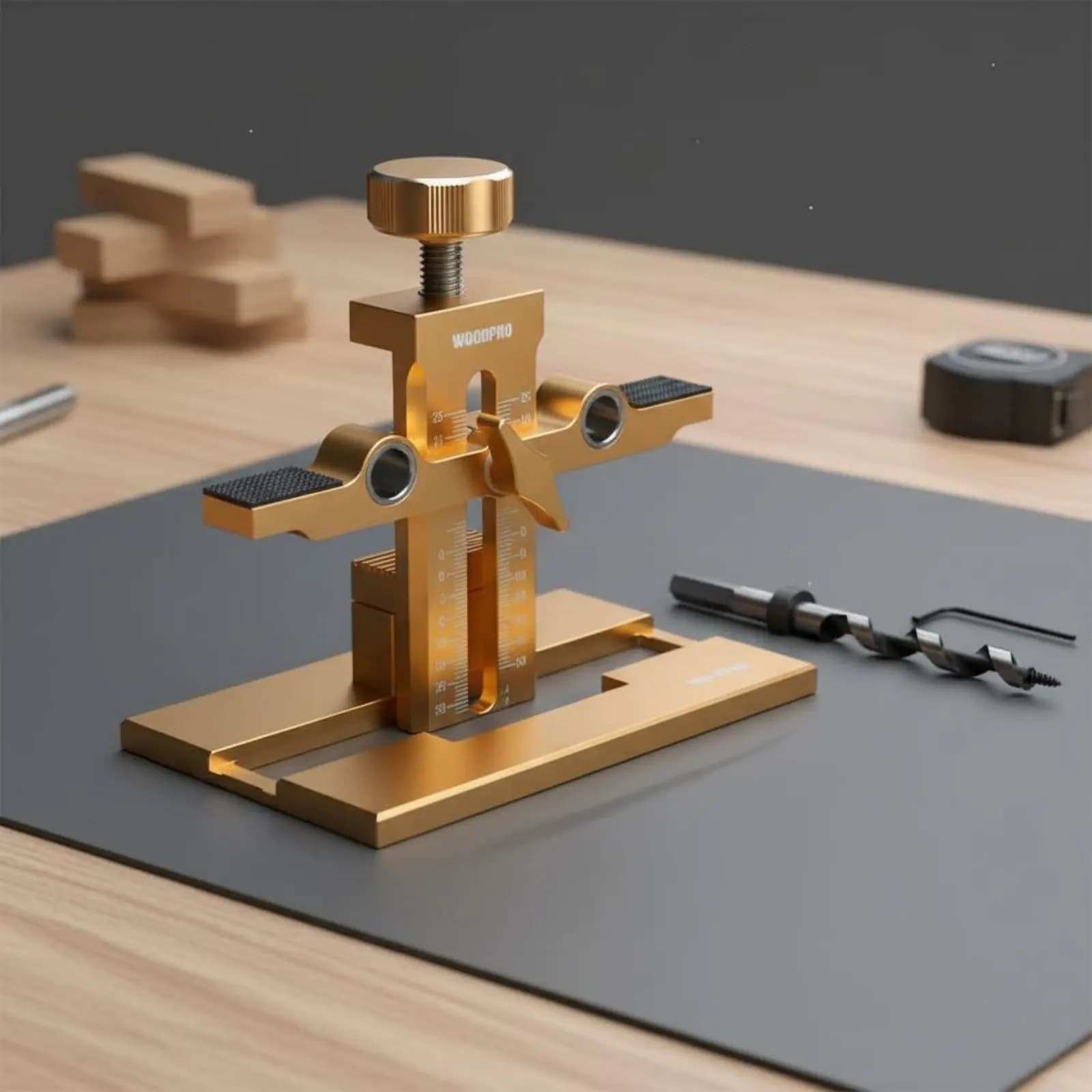 Dispositivo di Allineamento per Ante di Armadi, Strumento Regolabile per l'Installazione di Cerniere, Utensile Multifunzionale per Montaggio Senza Contatto