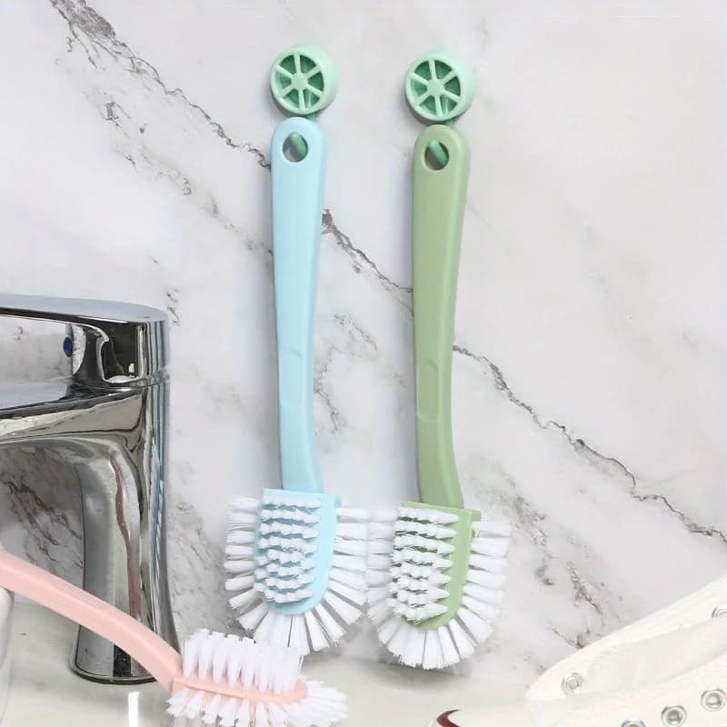 2pcs Multifunctional Five-Sided Shoe Brush for Home Use, Shoe Brush That Doesn't Damage Shoes