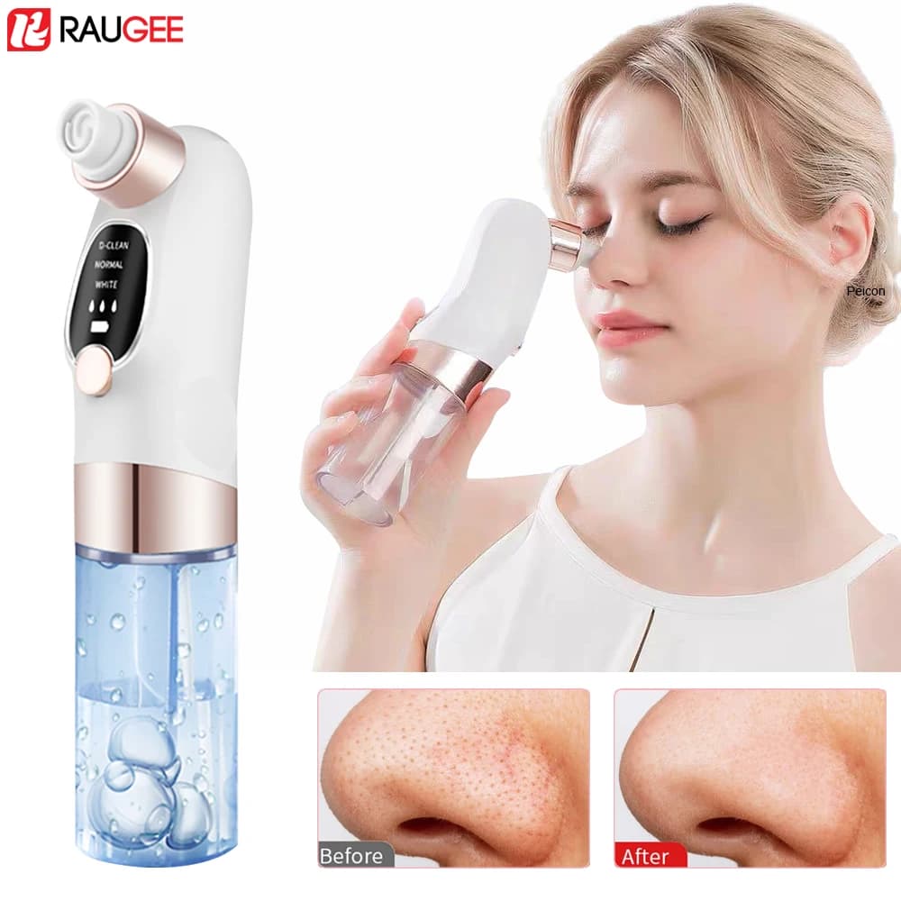 Black Dot Extractor Electric Black Dot Extractor Vacuum Cleaner for Pores Micro Small Bubble Acne Naso Deep Cleaning Black Head Removal Device